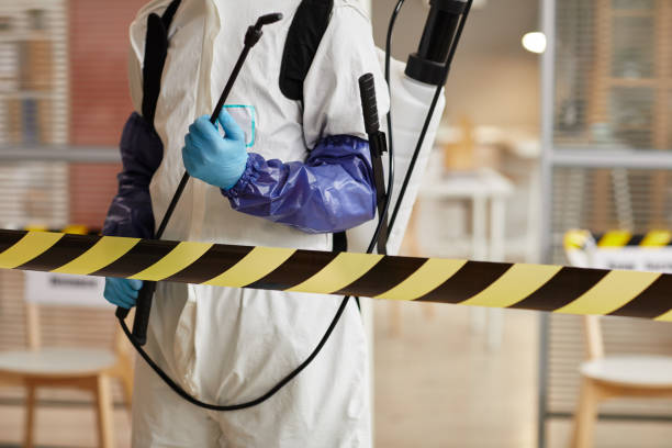 Professional Blood Cleanup technician working in Okahumpka, FL